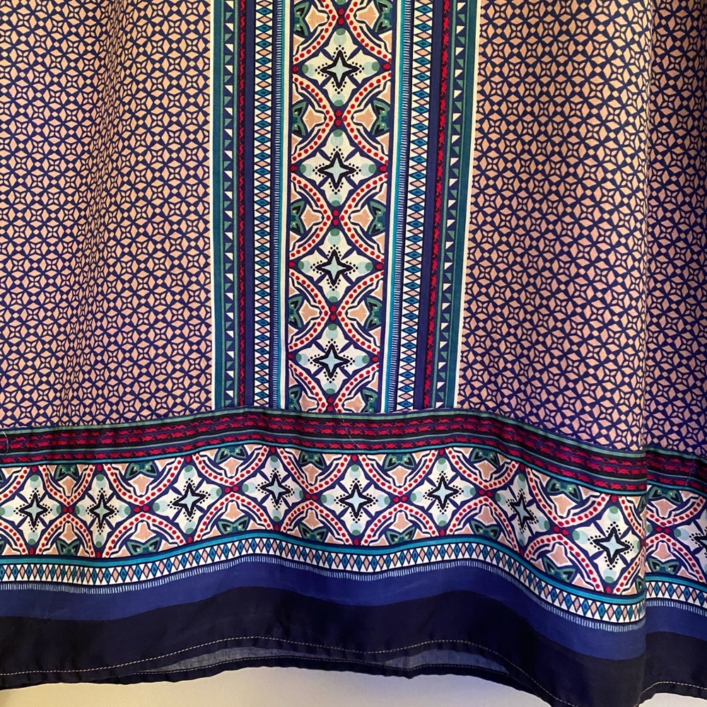 Talbots Colorful Tunic Top - Picture 3 of 5